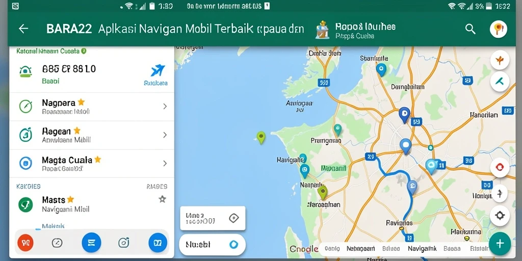 Tampilan antarmuka BARA22 yang modern dan informatif.