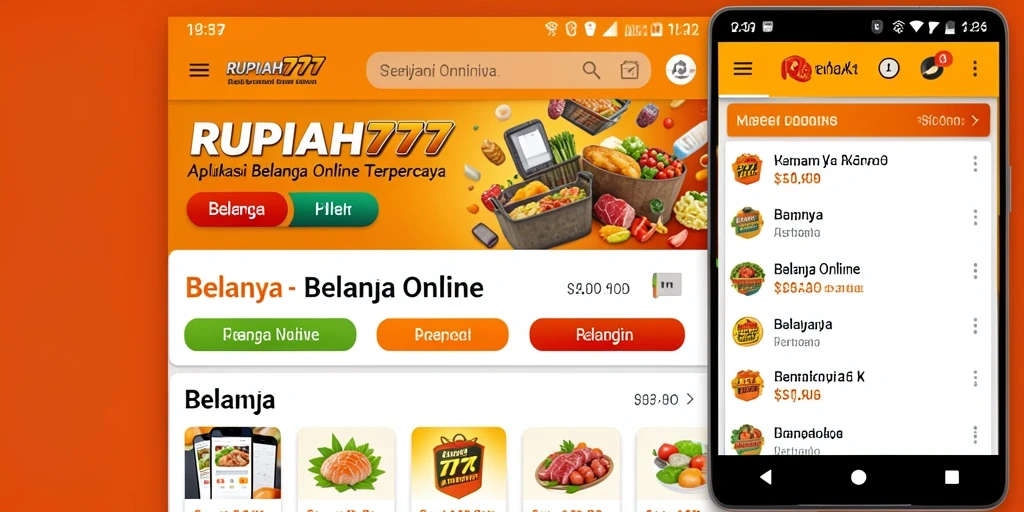 Tampilan antarmuka RUPIAH777 untuk belanja online yang menarik dan praktis.